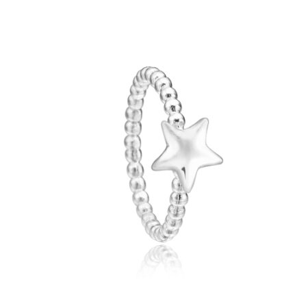 Priesme stjerne ring i 925 Sterling sølv